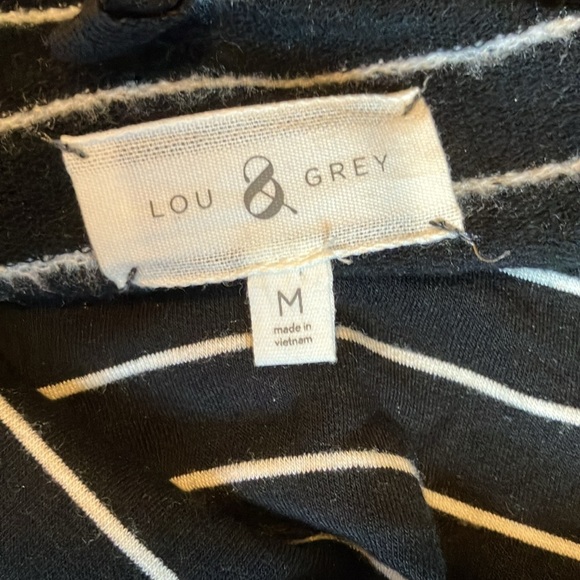 Lou & Grey Striped Turtle Neck Long Sleeve - Picture 4 of 4